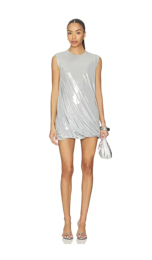 Sleeveless Twist Mini Dress