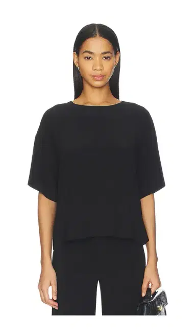 Norma Kamali x Lifestyle Short Sleeve Boxy Tee | Thumbnail 1 Norma Kamali x Lifestyle Short Sleeve Boxy Tee | Thumbnail 1