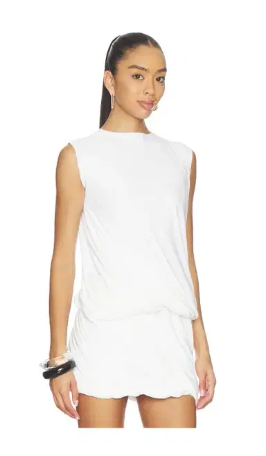 Norma Kamali Sleeveless Twist Top | Thumbnail 2 Norma Kamali Sleeveless Twist Top | Thumbnail 2