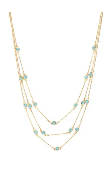 Ettika Crystal Dot Layered Necklace | Thumbnail 2