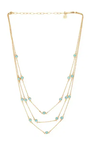 Ettika Crystal Dot Layered Necklace | Thumbnail 1