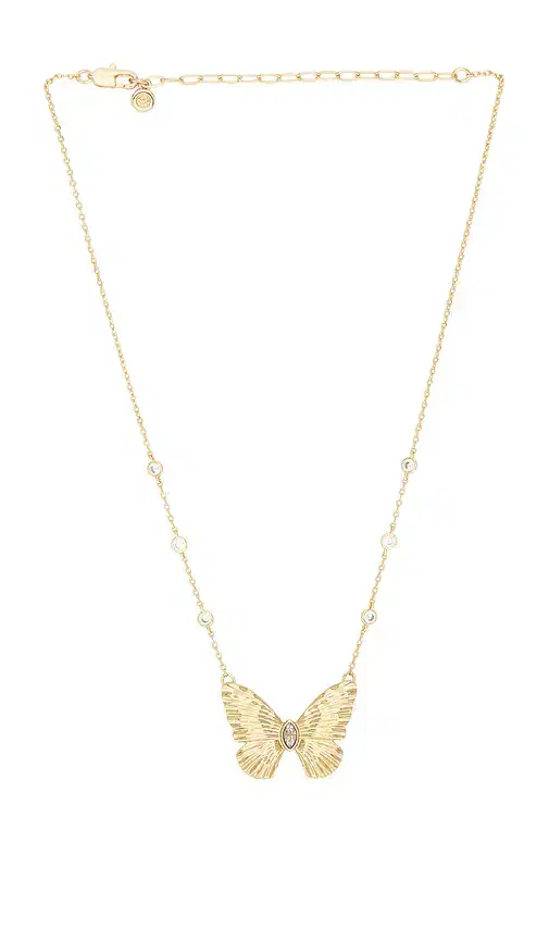 Fluttering Glow Pendant Necklace