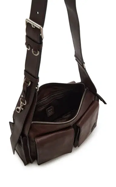 Miu Miu Utilitaire Leather Shoulder Bag | Thumbnail 5 Miu Miu Utilitaire Leather Shoulder Bag | Thumbnail 5