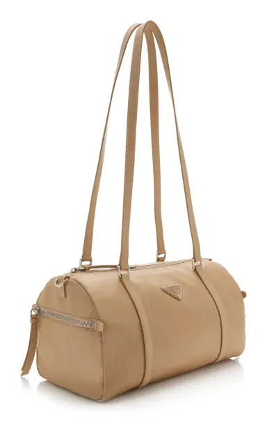 Prada Large Leather-Trimmed Re-Nylon Duffel Bag | Thumbnail 4 Prada Large Leather-Trimmed Re-Nylon Duffel Bag | Thumbnail 4