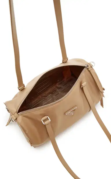 Prada Large Leather-Trimmed Re-Nylon Duffel Bag | Thumbnail 6 Prada Large Leather-Trimmed Re-Nylon Duffel Bag | Thumbnail 6
