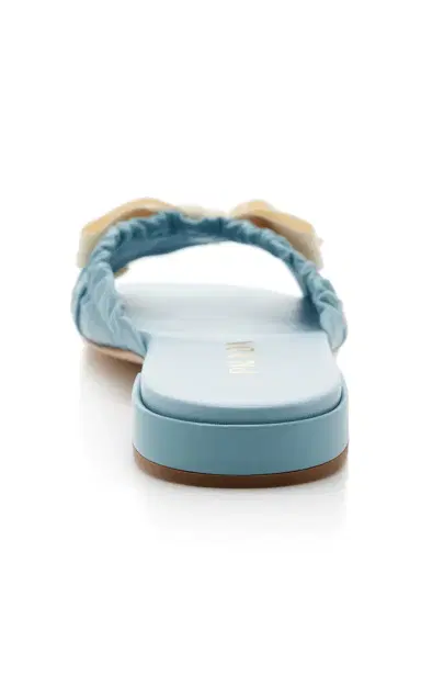 Prada Grosgrain-Trimmed Leather Sandals | Thumbnail 5 Prada Grosgrain-Trimmed Leather Sandals | Thumbnail 5