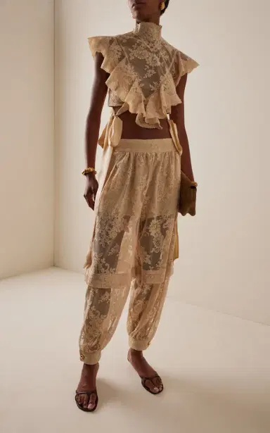 Zimmermann Luna Lace Harem Pants | Thumbnail 2 Zimmermann Luna Lace Harem Pants | Thumbnail 2