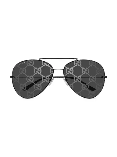 Gucci Men's GG Pilot Sunglasses - Black | Thumbnail 2