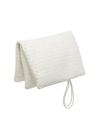 Bottega Veneta Women's Giornale Intrecciato Leather Pouch | Thumbnail 7 Bottega Veneta Women's Giornale Intrecciato Leather Pouch | Thumbnail 7