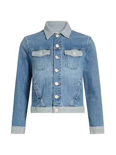 L'Agence Women's Maven Slim Denim Jacket | Thumbnail 1