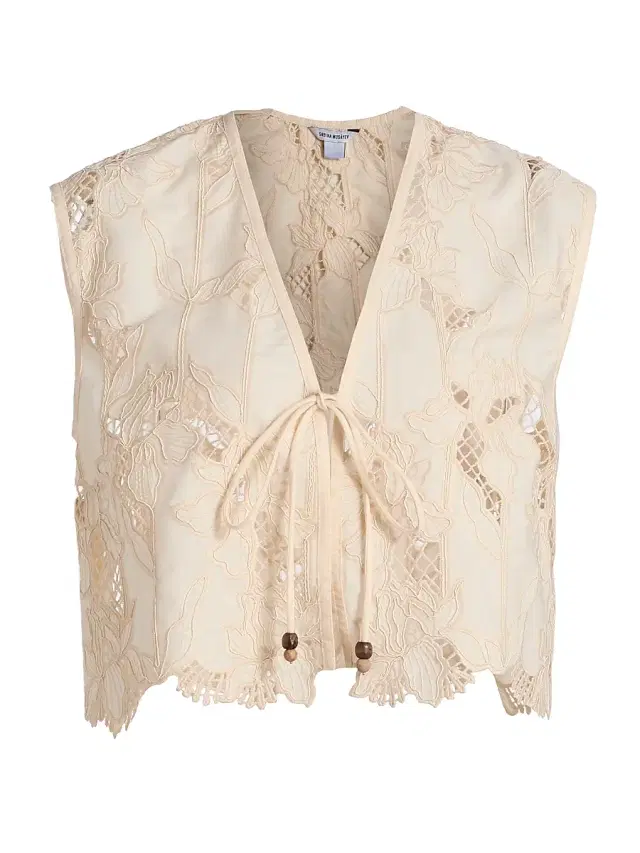 Women's Sorrento Guipure Lace Vest -
