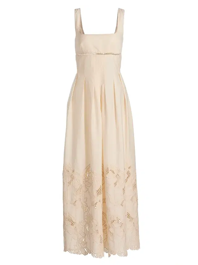Sabina Musáyev Women's Amani Darted Poplin Maxi Dress -