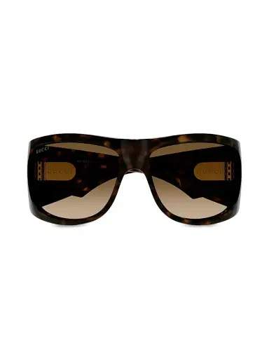 Gucci Women's Double G 66MM Geometric Sunglasses - Gold Brown | Thumbnail 2 Gucci Women's Double G 66MM Geometric Sunglasses - Gold Brown | Thumbnail 2