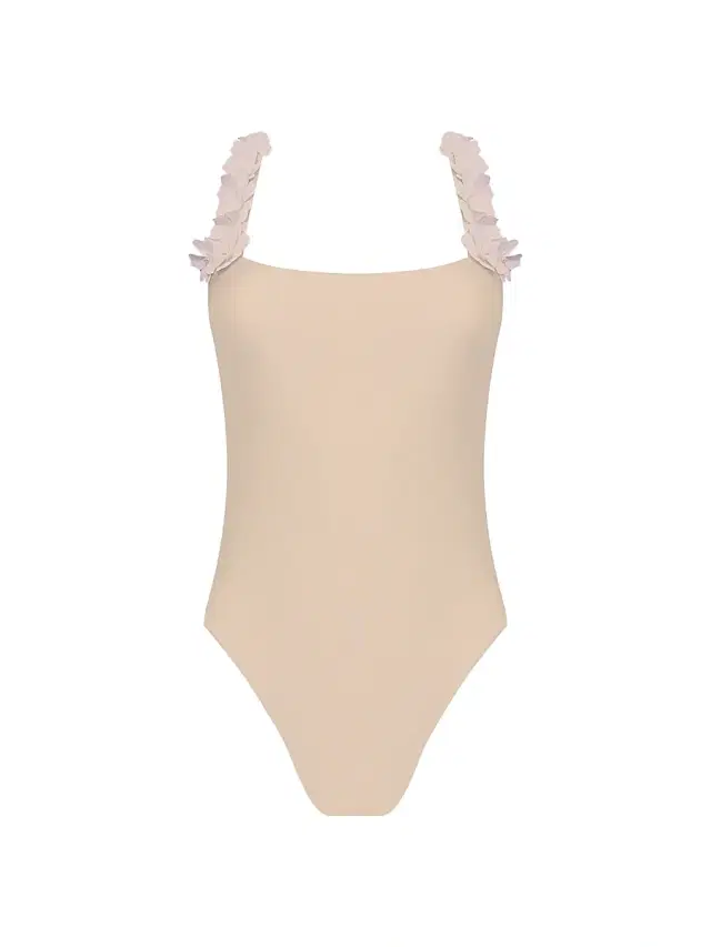 Women's Sunstone Floral Appliqué One-Piece Swimsuit - Off White