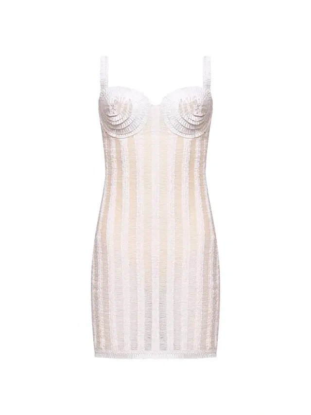 PatBO Women's Celeste Knit Minidress - Off White
