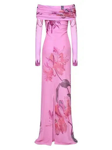 PatBo Women's Honey Flower Tulle Maxi Dress - Pink - Size 4 | Thumbnail 2 PatBo Women's Honey Flower Tulle Maxi Dress - Pink - Size 4 | Thumbnail 2
