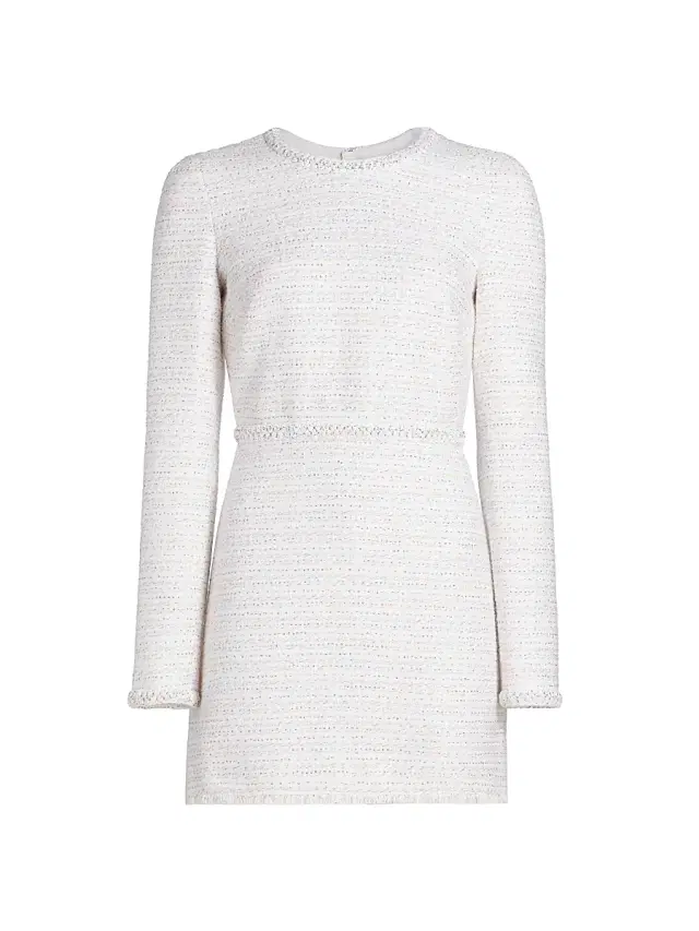 Giambattista Valli Women's Sequined Tweed Bouclé Minidress -  Multi