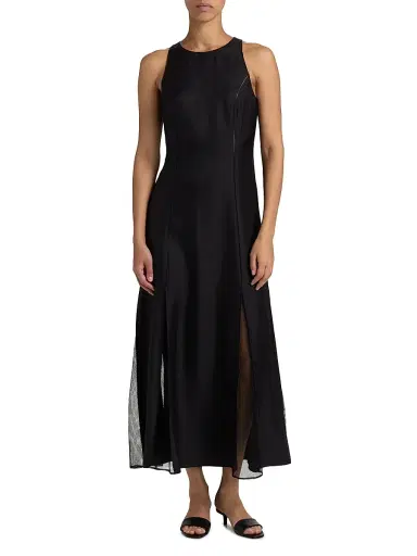 Loulou de Saison Women's Iraka Detailed Maxi Dress - Black - Size XS | Thumbnail 3 Loulou de Saison Women's Iraka Detailed Maxi Dress - Black - Size XS | Thumbnail 3