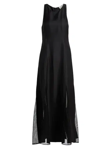 Loulou de Saison Women's Iraka Detailed Maxi Dress - Black - Size XS | Thumbnail 1 Loulou de Saison Women's Iraka Detailed Maxi Dress - Black - Size XS | Thumbnail 1