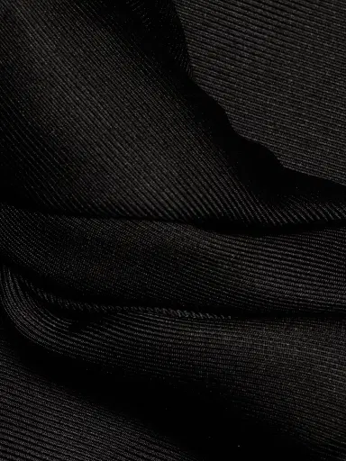 Loulou de Saison Women's Wilma Twisted Collar Silk Top - Black | Thumbnail 7 Loulou de Saison Women's Wilma Twisted Collar Silk Top - Black | Thumbnail 7