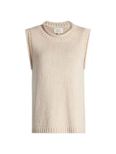 Loulou de Saison Women's Effy Boxy Sweater Vest | Thumbnail 1 Loulou de Saison Women's Effy Boxy Sweater Vest | Thumbnail 1