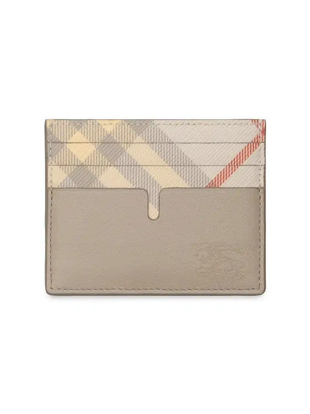Burberry Men's Sandon Tall Pop Card Case - Mushroom Pebblebeige