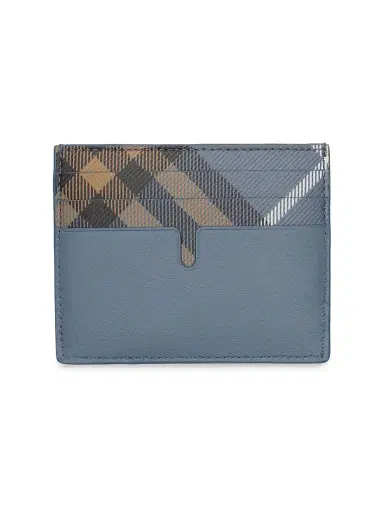 Burberry Men's Sandon Tall Pop Card Case - Wave Blue | Thumbnail 2 Burberry Men's Sandon Tall Pop Card Case - Wave Blue | Thumbnail 2