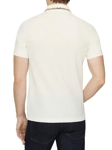 Burberry Men's Eddie Logo Cotton Polo Shirt | Thumbnail 3 Burberry Men's Eddie Logo Cotton Polo Shirt | Thumbnail 3
