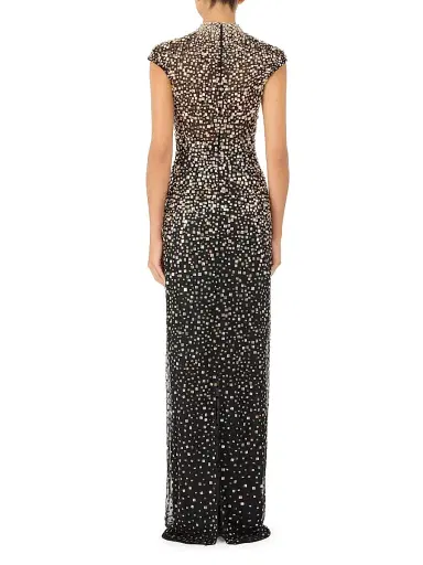 Jenny Packham Women's Treasure Embellished Column Gown | Thumbnail 3 Jenny Packham Women's Treasure Embellished Column Gown | Thumbnail 3