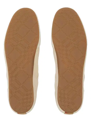 Burberry Men's Knight Leather & Suede Low-Top Sneakers - Dove Beige - Size 13 | Thumbnail 5 Burberry Men's Knight Leather & Suede Low-Top Sneakers - Dove Beige - Size 13 | Thumbnail 5