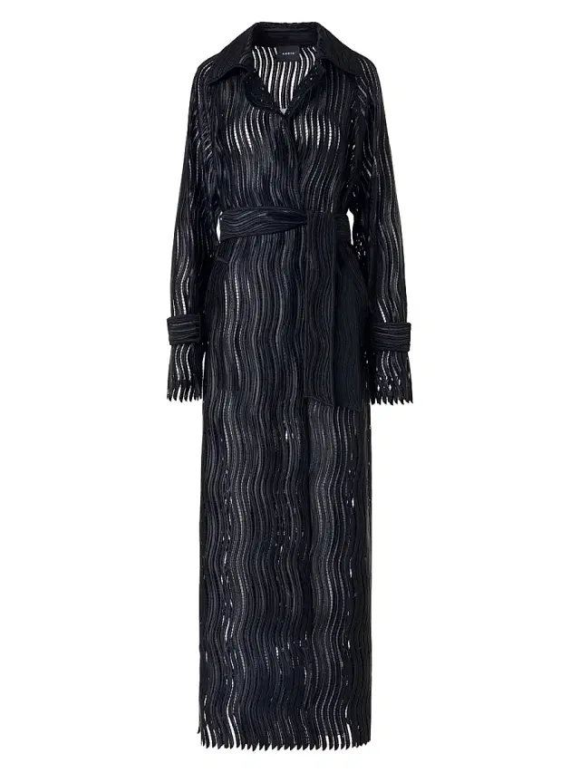 Women's Estelle Techno-Wave Guipire Coat - Black