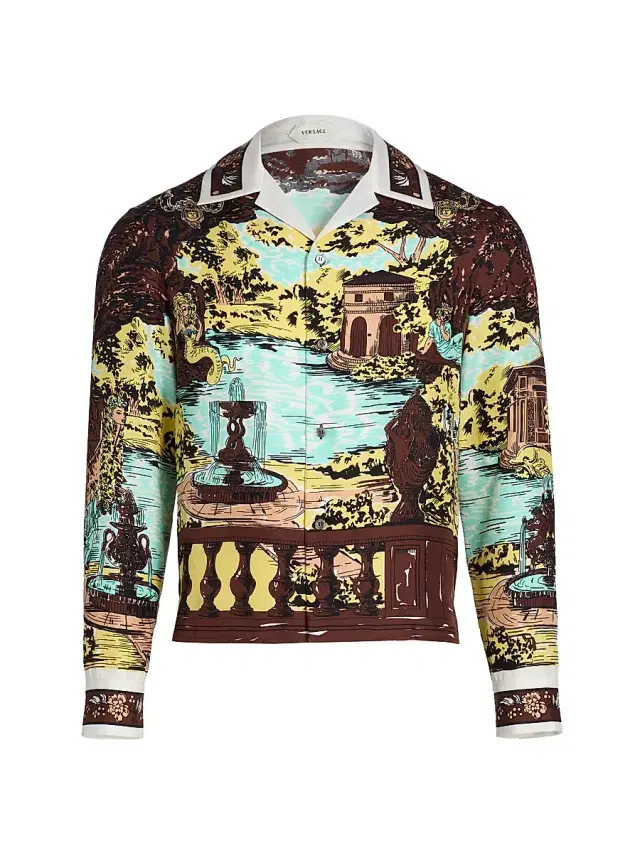 Men's The Grotto Silk Twill Shirt