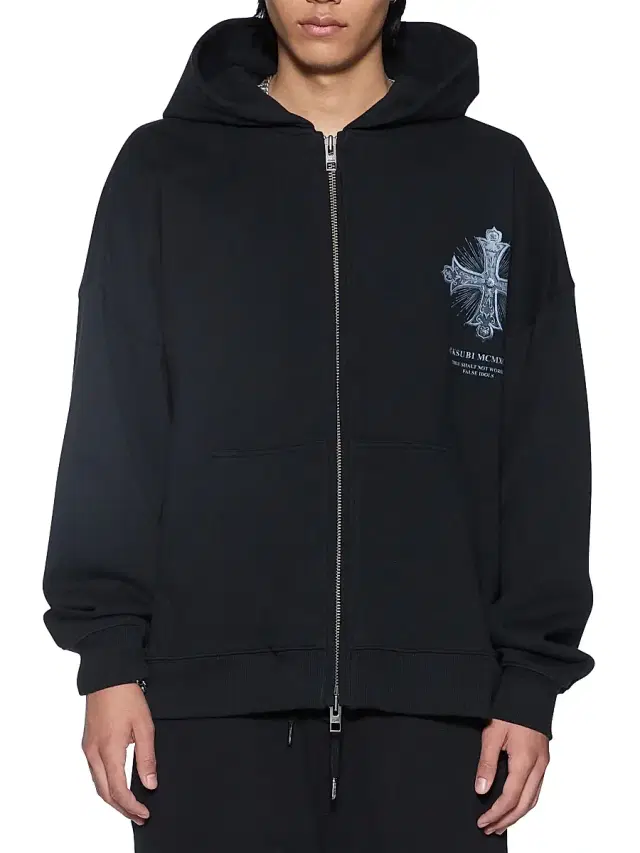 Men's Future Memory Fals Idls Eks Oversized Hoodie - Black