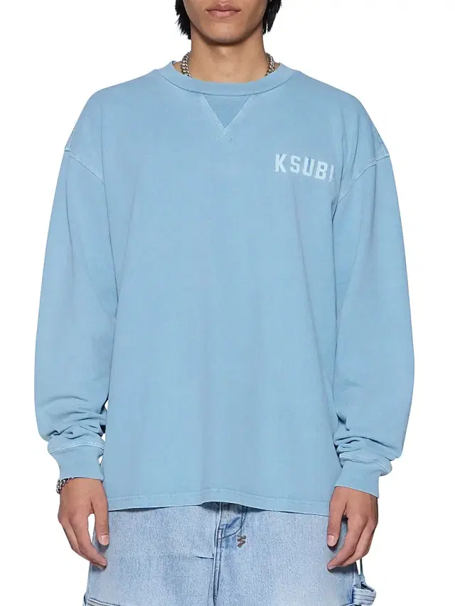 Men's Future Memory K-Lock Ekcess Long-Sleeve T-Shirt - Light Blue