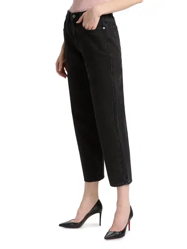 Ksubi Women's Future Memory Pinup Straight-Leg Jeans - Black - Size 29 | Thumbnail 4 Ksubi Women's Future Memory Pinup Straight-Leg Jeans - Black - Size 29 | Thumbnail 4