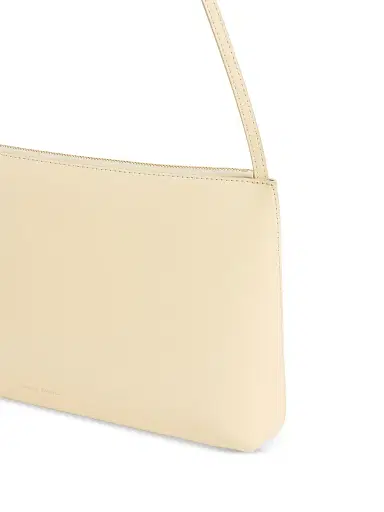 MANSUR GAVRIEL Women's Large Gaia Leather Shoulder Bag - Crema Ebony | Thumbnail 3 MANSUR GAVRIEL Women's Large Gaia Leather Shoulder Bag - Crema Ebony | Thumbnail 3