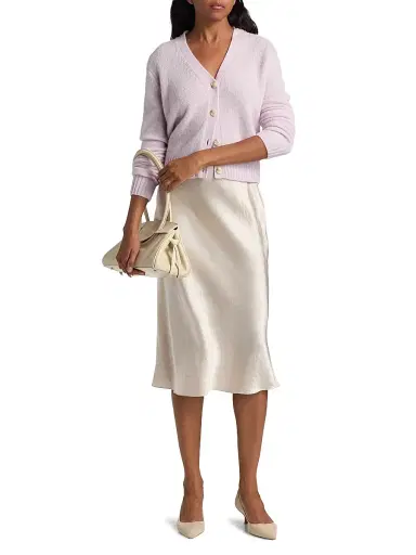 Lisa Yang Women's Marionette Cashmere-Silk Regular-Fit Cardigan - Dahlia | Thumbnail 2 Lisa Yang Women's Marionette Cashmere-Silk Regular-Fit Cardigan - Dahlia | Thumbnail 2