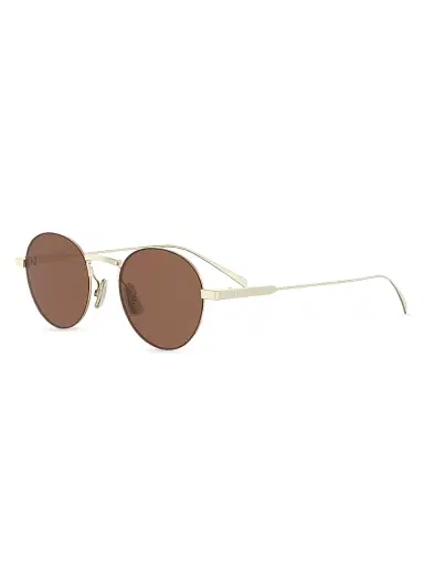 Celine Men's 49MM Round Sunglasses - Gold Brown | Thumbnail 1