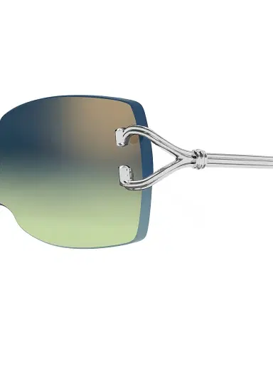 Cartier Men's C Décor 56MM Rimless Rectangular Sunglasses | Thumbnail 3