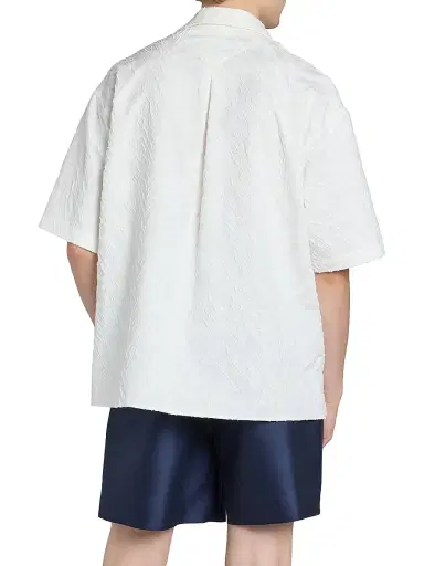 KENZO Men's Tiger Hawaiian Short-Sleeve Shirt - Off White - Size Small | Thumbnail 5
