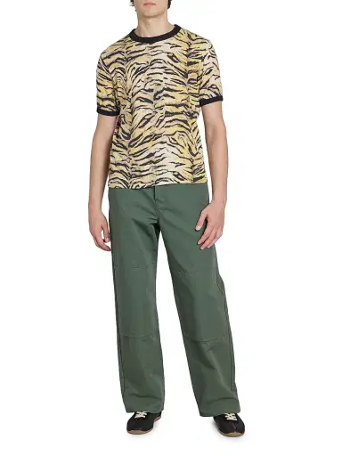 Kenzo Men's Tiger Slim-Fit T-Shirt - Marigold | Thumbnail 2 Kenzo Men's Tiger Slim-Fit T-Shirt - Marigold | Thumbnail 2