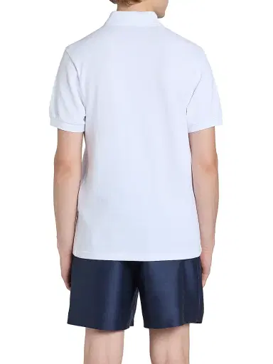 KENZO Men's Boke Flower 2.0 Crest Polo Shirt - White - Size XXL | Thumbnail 5