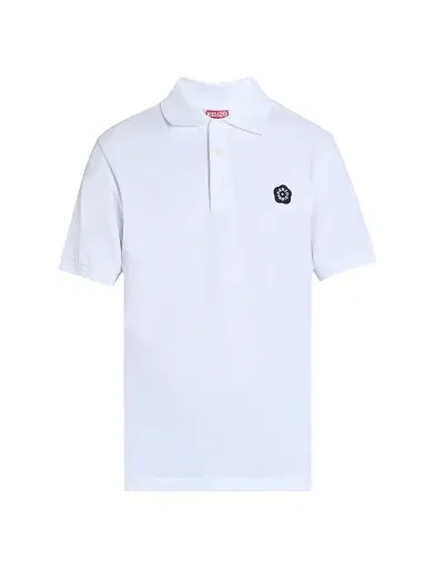 KENZO Men's Boke Flower 2.0 Crest Polo Shirt - White - Size XXL | Thumbnail 1