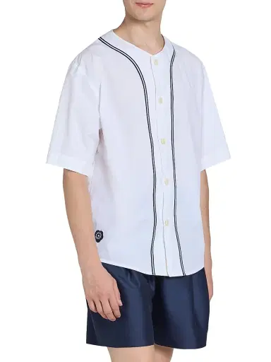 KENZO Men's Boke Flower 2.0 Cotton Baseball Shirt - White - Size XS | Thumbnail 4