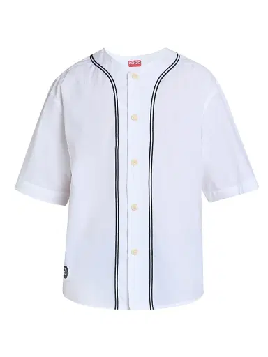 KENZO Men's Boke Flower 2.0 Cotton Baseball Shirt - White - Size XS | Thumbnail 1