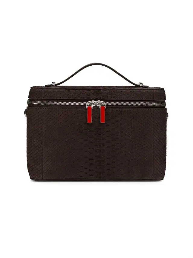Men's Djanis Leather Crossbody Bag - Cafe