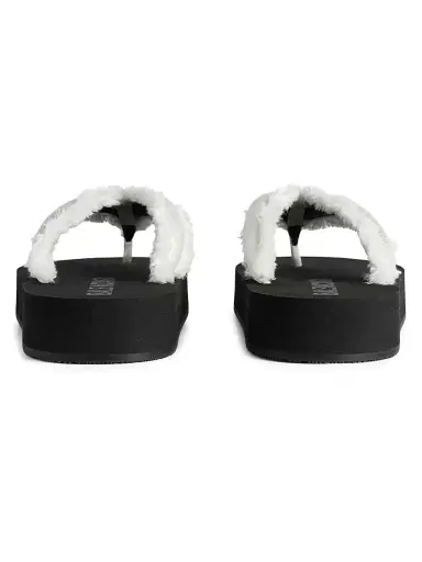 Balenciaga Women's Jet Lag Thong Sandals - Off White - Size 10 | Thumbnail 2 Balenciaga Women's Jet Lag Thong Sandals - Off White - Size 10 | Thumbnail 2
