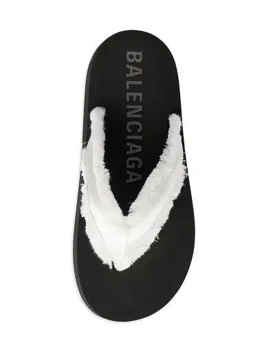 Balenciaga Women's Jet Lag Thong Sandals - Off White - Size 10 | Thumbnail 4 Balenciaga Women's Jet Lag Thong Sandals - Off White - Size 10 | Thumbnail 4