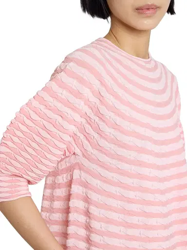 Pleats Please Issey Miyake Women's Colorful Mushroom Knit Midi-Dress - Light Pink | Thumbnail 6 Pleats Please Issey Miyake Women's Colorful Mushroom Knit Midi-Dress - Light Pink | Thumbnail 6