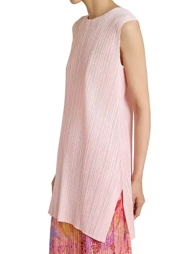 Pleats Please Issey Miyake Women's Monthly Colors: March Plissé Tunic Top | Thumbnail 6